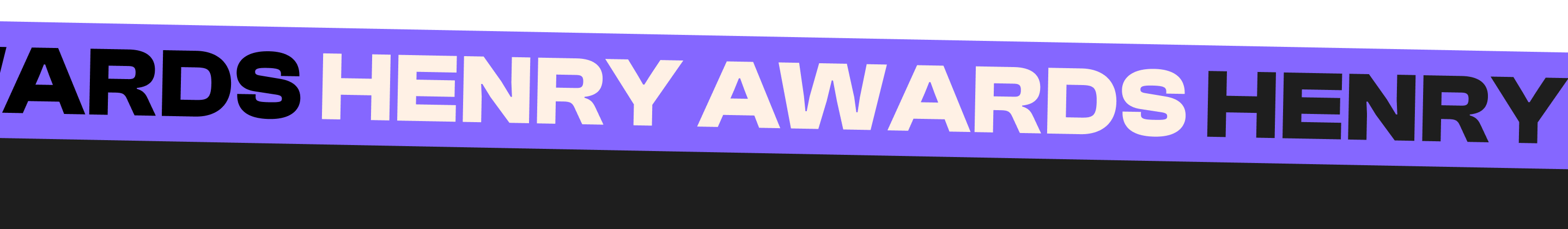 Text Banner: Henry Awards